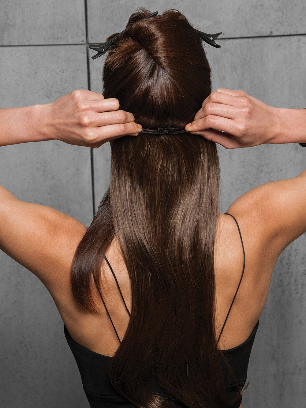 22 Wavy Fineline HF Synthetic Extension Kit | (4 Pieces) | Clip In - Image 4