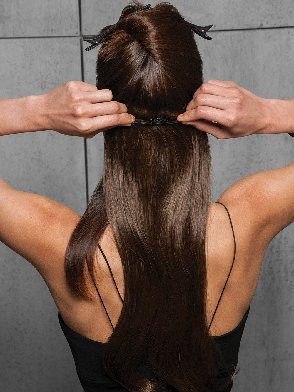 22 Fineline Straight HF Synthetic Extensions Kit (4 Piece) | Clip In - Image 3