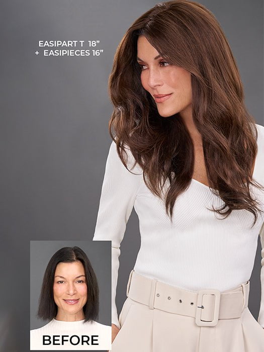 easiPart T 18 | Remy Human Hair Topper (Mono Top) - Image 2