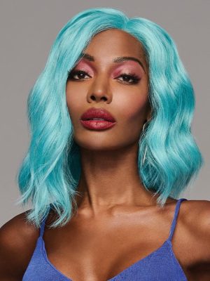 Blue Babe | Synthetic Lace Front Wig (Mono Part)