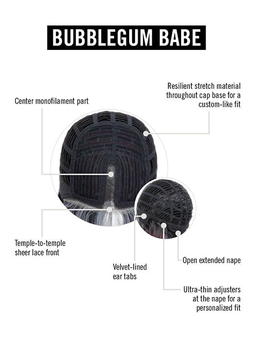 Bubblegum Babe | HF Synthetic Wig (Basic Cap) - Image 8