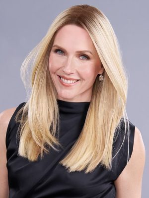 Top Trend Lace Straight 18 | Synthetic Lace Front Hair Topper (Mono Top)