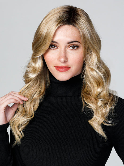 Top Coverage Wavy 18 | Lace Front Synthetic Hair Topper (Mono Top)