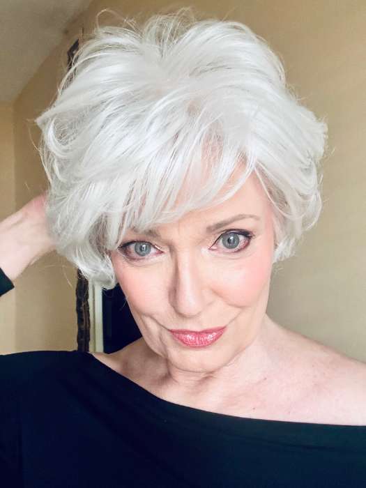 Aubrey | Human Hair/ Synthetic Wig (Hand-Tied) - Image 5