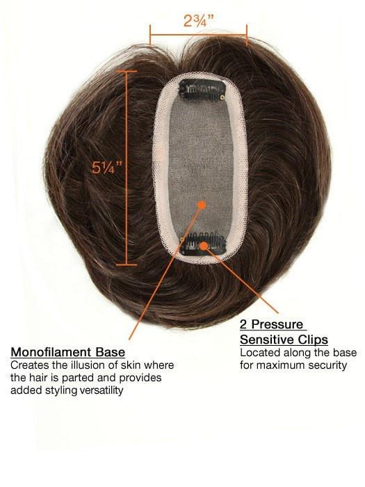 Human Hair Bang | Human Hair Clip In Bang (Mono Base) - Image 11